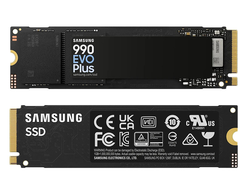 Samsung 990 EVO Plus SSD M.2 4TB (MZ-V9S4T0BW)