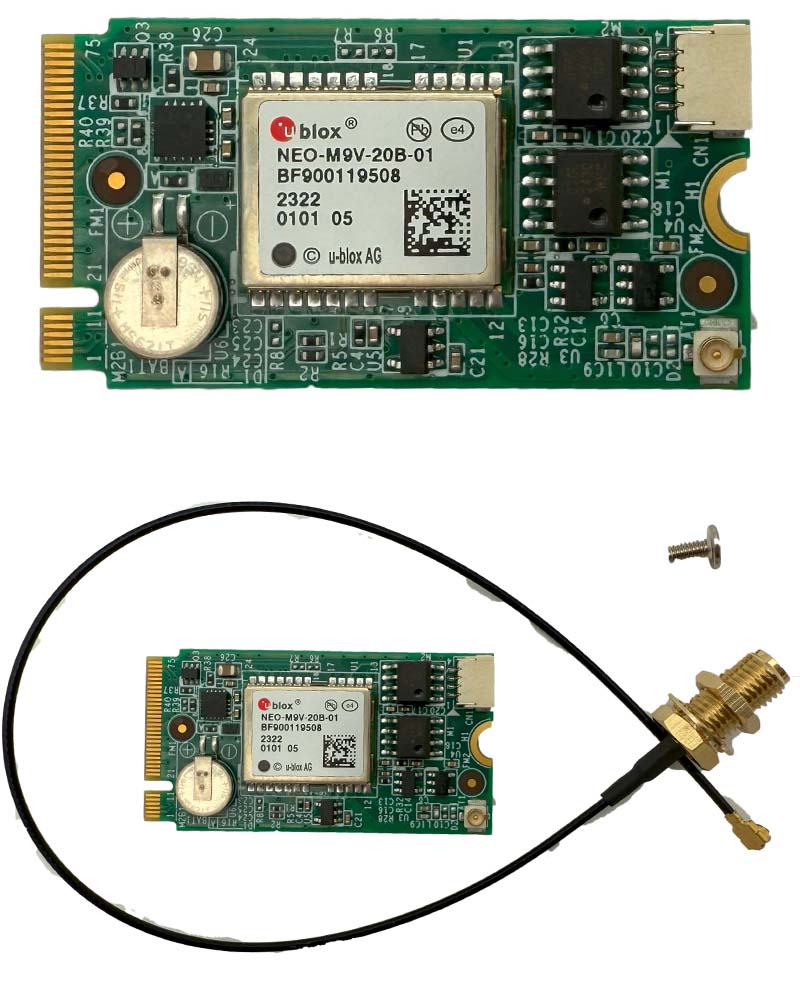 VDB-811DR M.2 GPS (u-blox M9V DR, GNSS, GPS/QZSS, Glonass, Galileo, BeiDou)